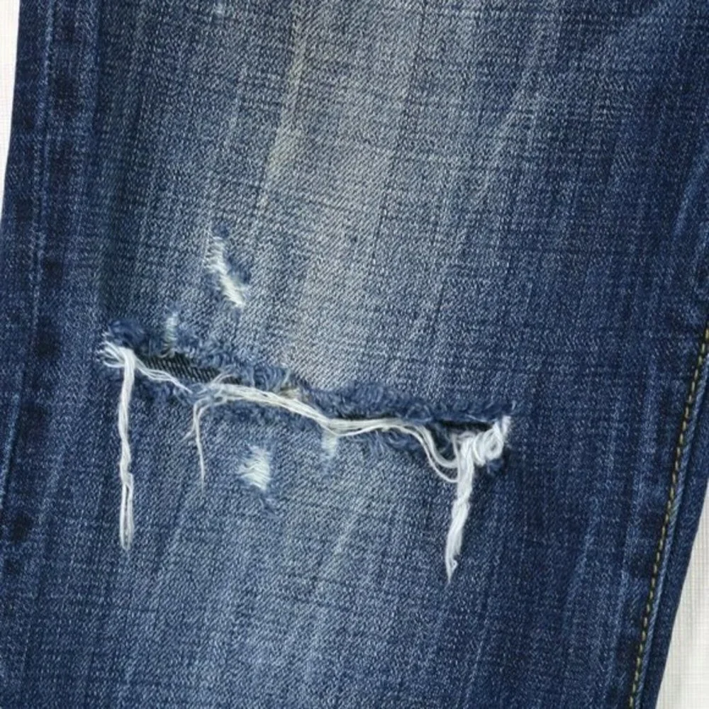 American‎ Eagle Slim Straight Jeans Destroyed Distressed 29 x 30